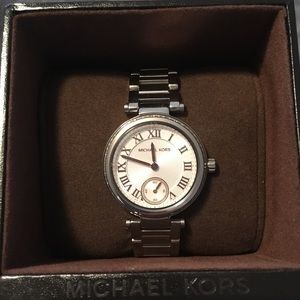 Michael Kors MiniSkylar Watch - Silver/Rose Gold