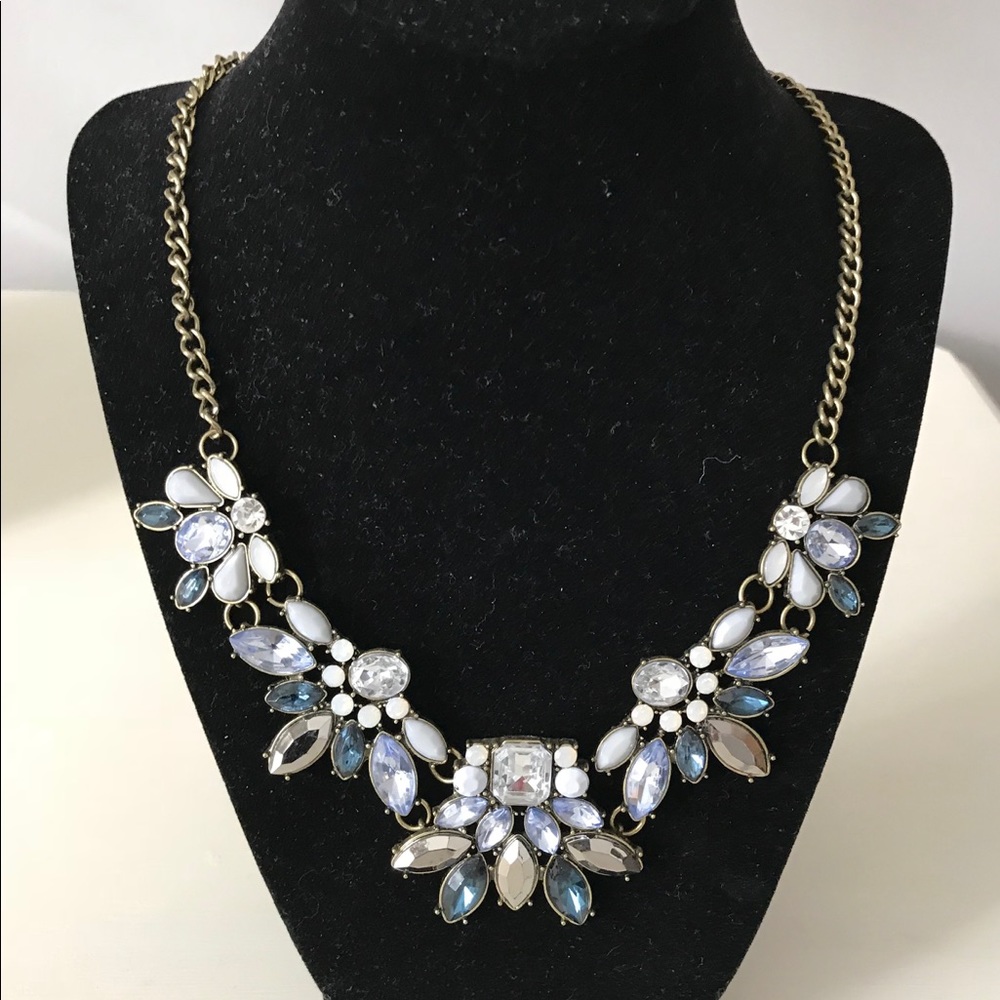 Blue Crystal Necklace