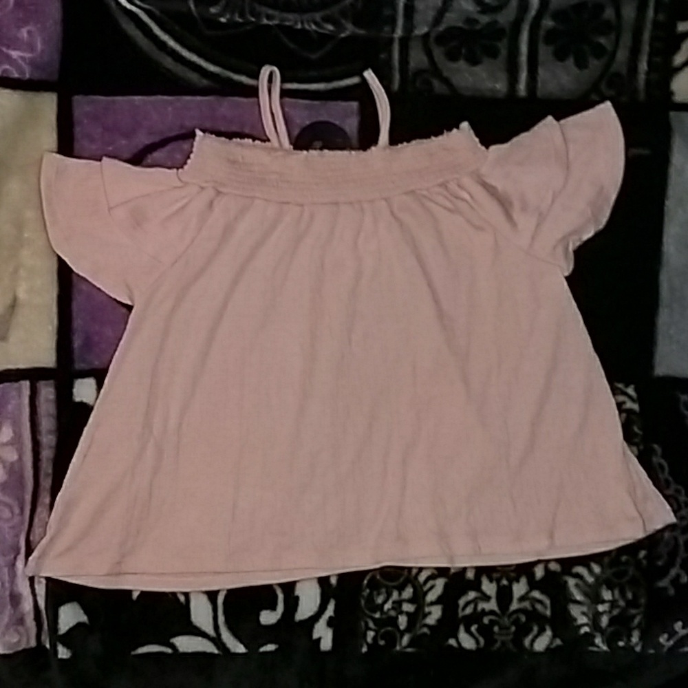 Little Girls off the shoulder Blouse