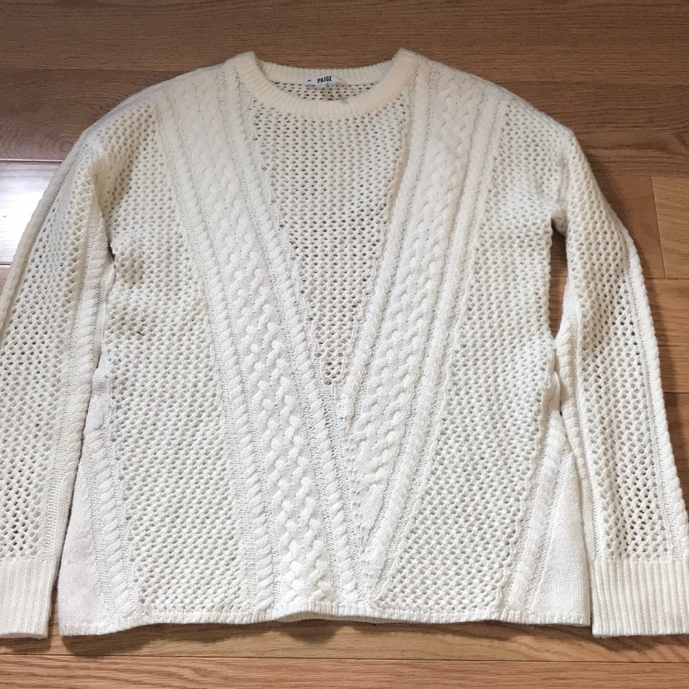 Paige crochet sweater NEVER WORN