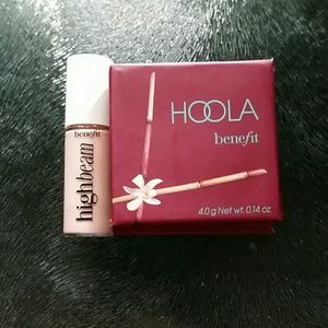 New! Benefit high beam and hoola bronzer w brush