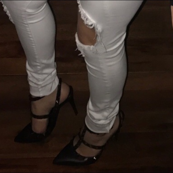 Valentinorockstud leather pumps - Picture 2 of 8