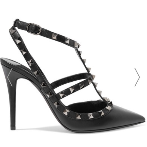 Valentinorockstud leather pumps - Picture 3 of 8