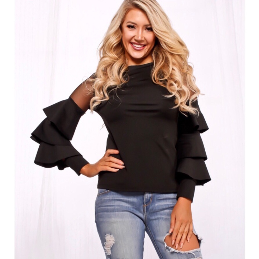 “How Cute” Ruffle Top 🤩
