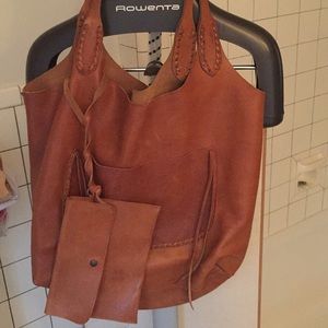 Ralph Lauren oversized hobo handbag