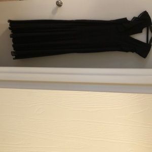 BCBG black lace gown