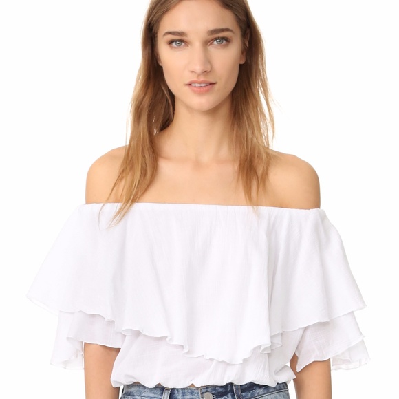MLM Label Tops - NWT MLM Label white 'Maison' crop top MLM Label Tops - NWT MLM Label white 'Maison' crop top