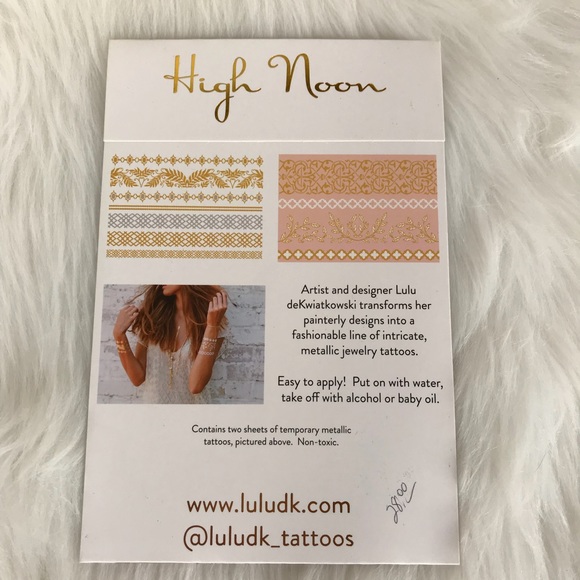 NEW lulu dk Jewelry Tattoos - High Noon - Picture 5 of 5