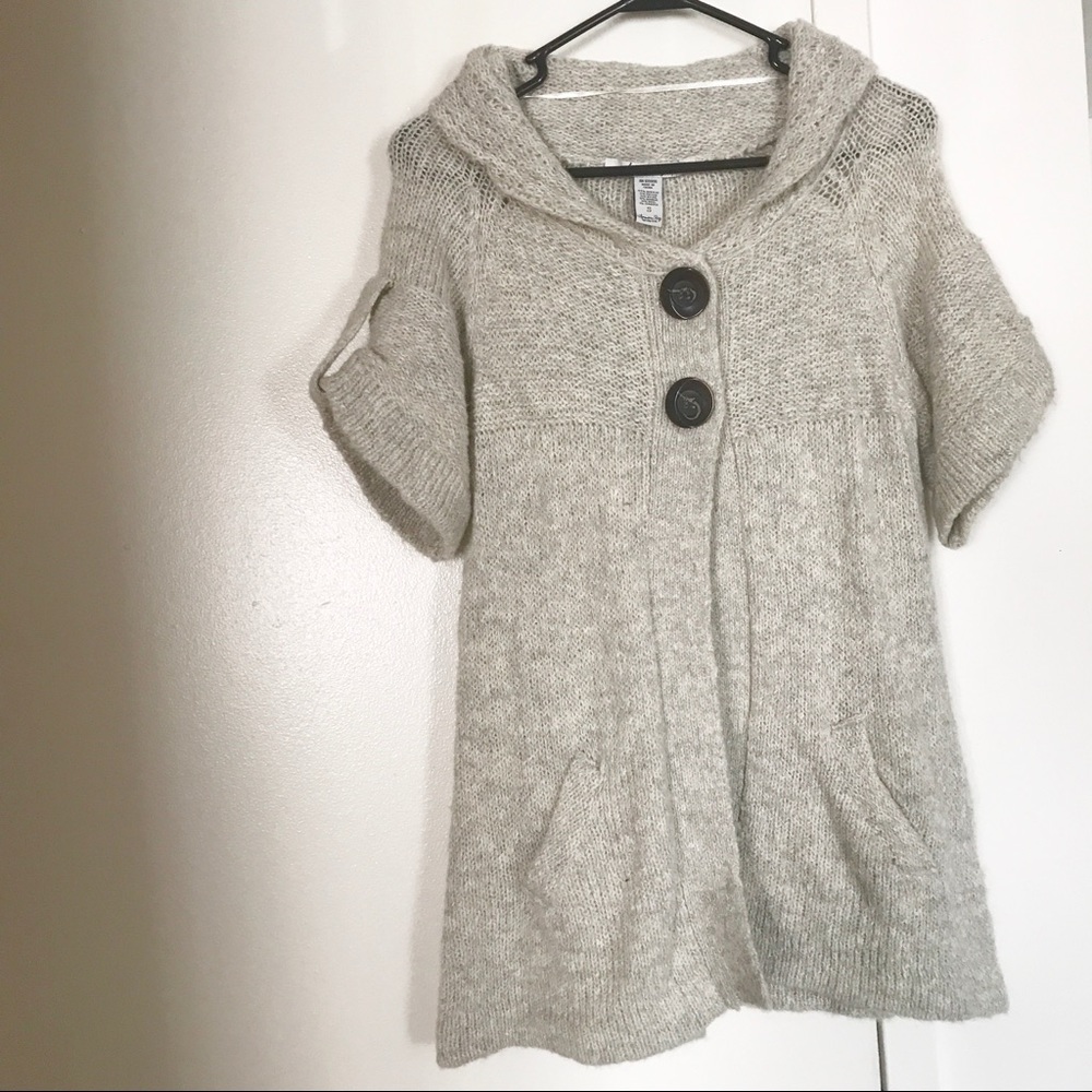 American Rag Short-Sleeve Shawl Collar Cardigan