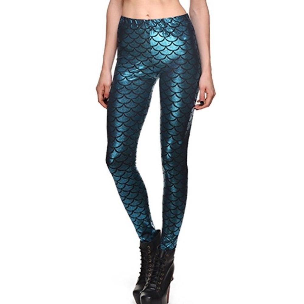 NEW!!!! Mermaid Metallic Leggings