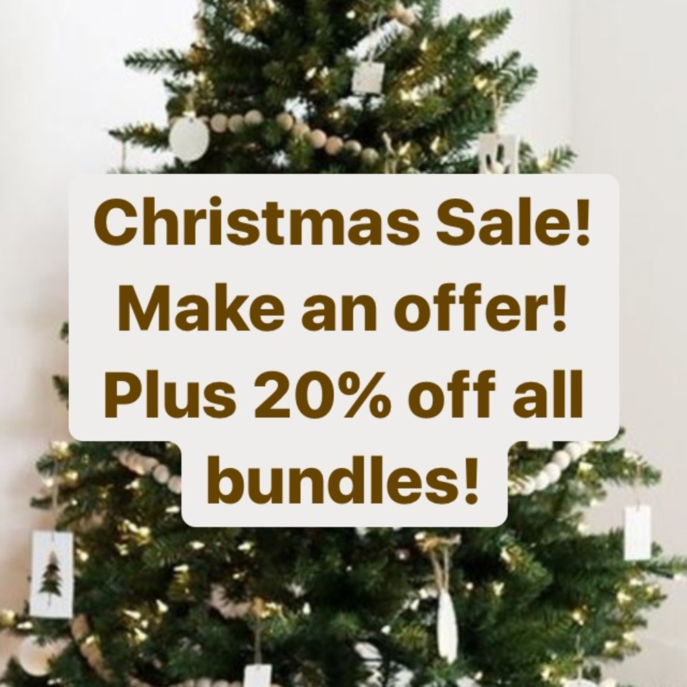 Pre-Christmas Sale! 20% off bundles!!