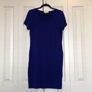 Forever 21+ royal blue body con dress