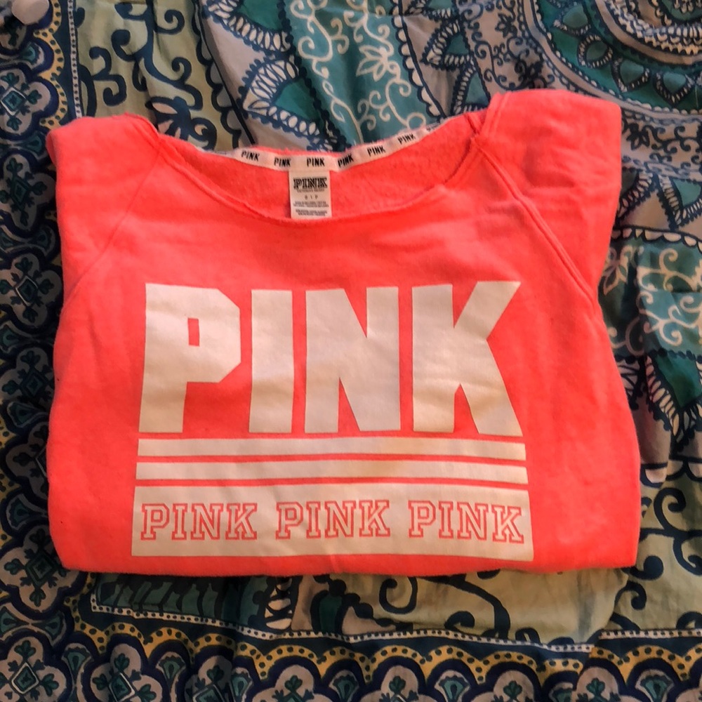 Pink crew neck