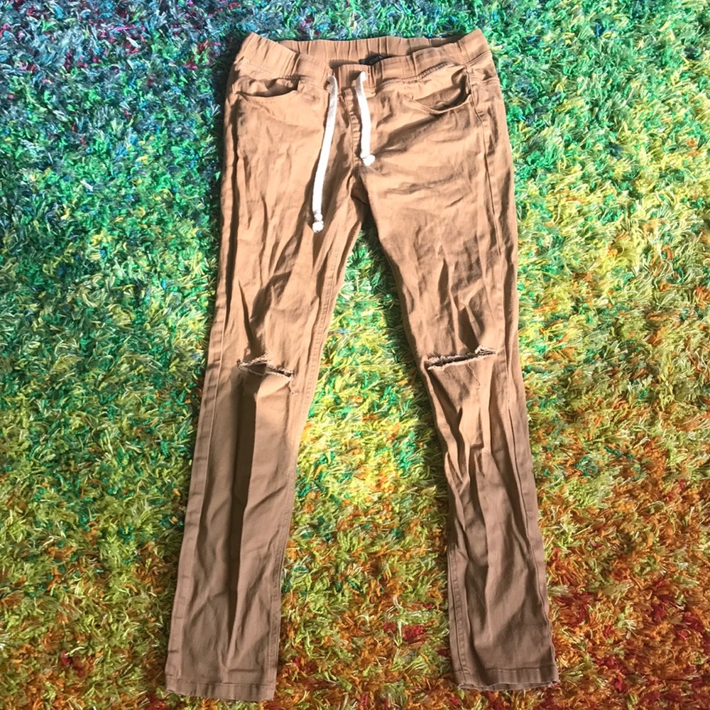 Khaki women pants