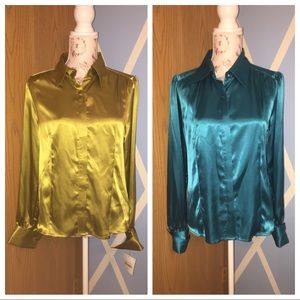 2 women’s dress shirts
