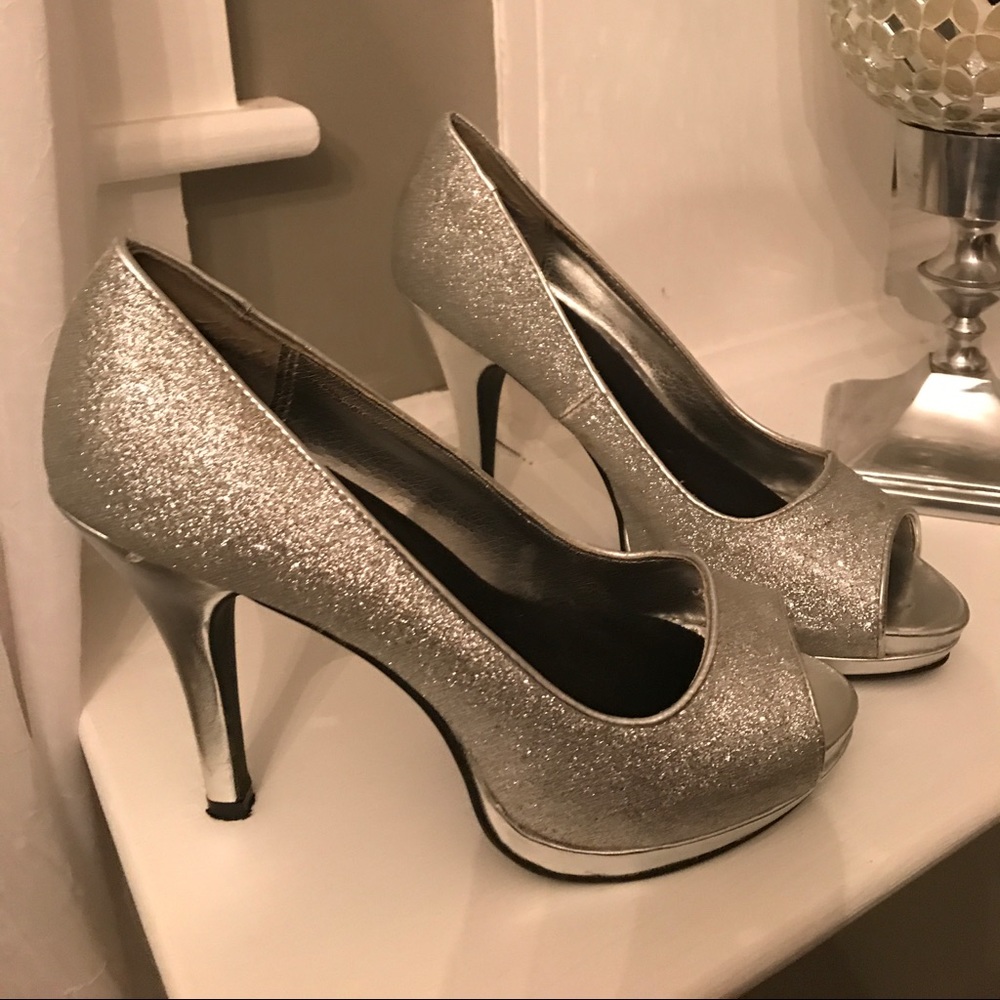 Silver shoes