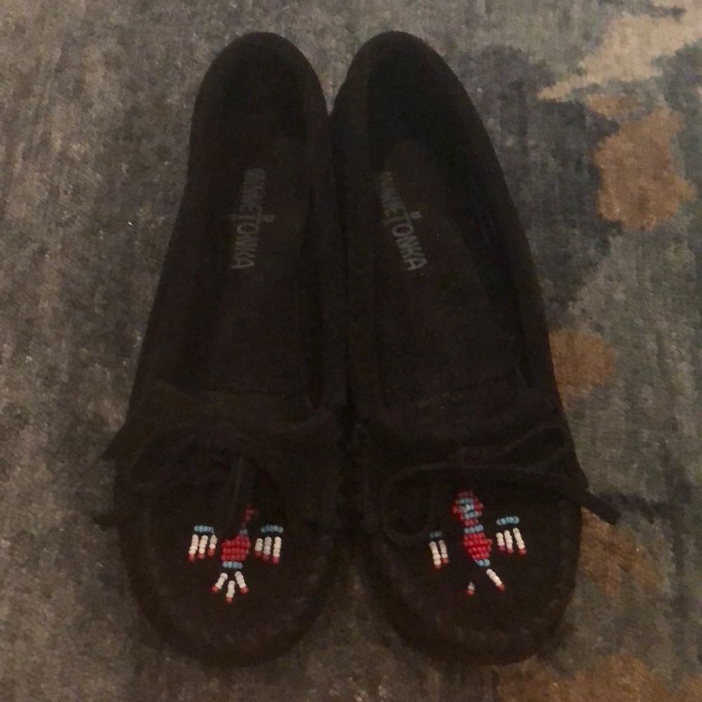 Minnetonka Thunderbird Suede Moccasins