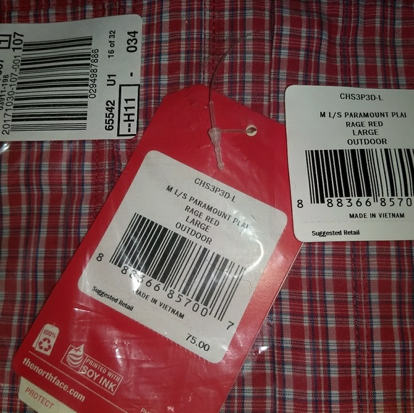 The North Face Men's large long sleeve shirt - Picture 7 of 7