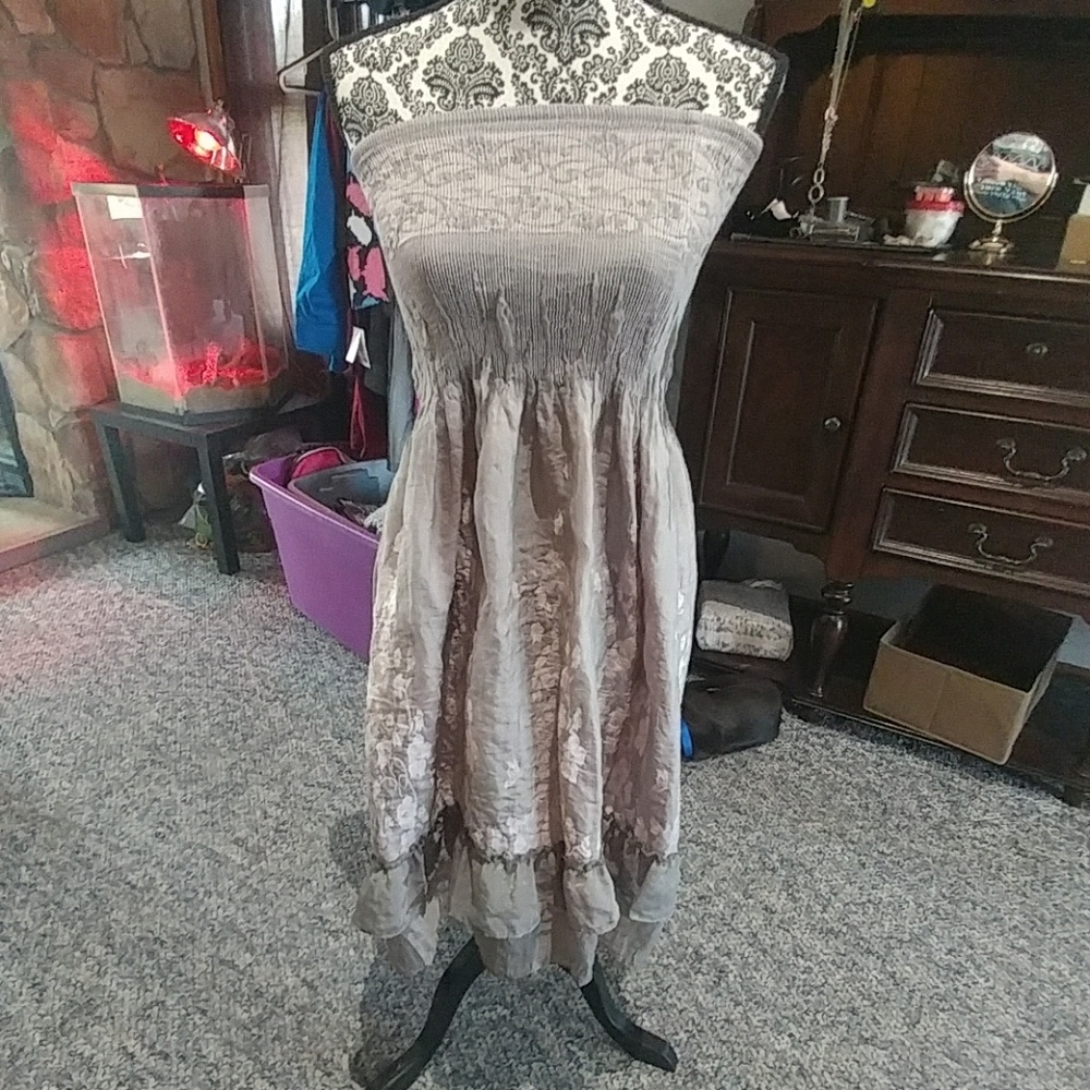 Lovely shimmery lapis dress