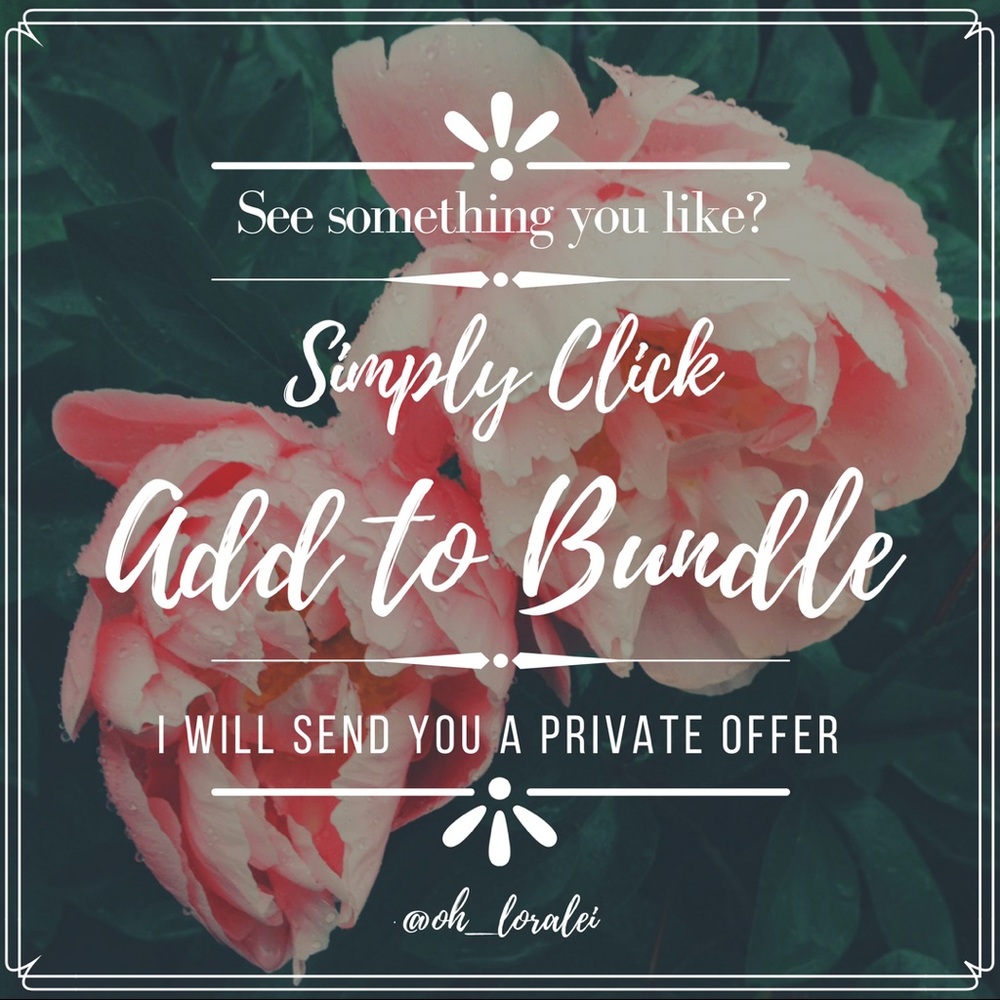 Bundle your Likes & I’ll send you an offer