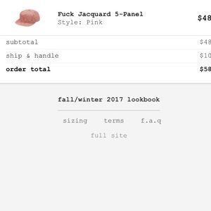 New supreme hat (sold)