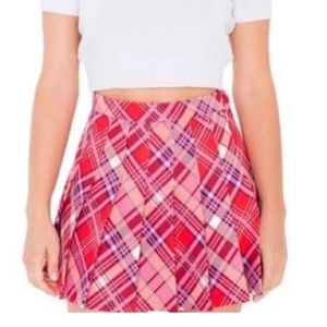 American Apparel Pink Tennis Skirt