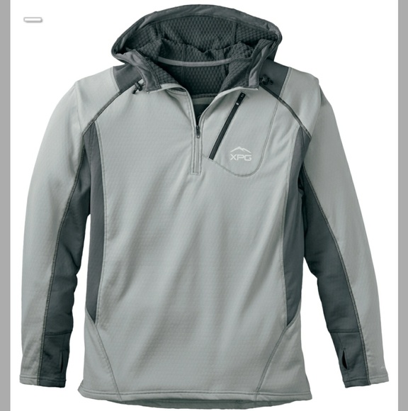 Men's Hoodie 1/4 zip high performance fleece - Picture 1 of 7
