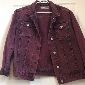MOTO Cropped Oversized Jacket