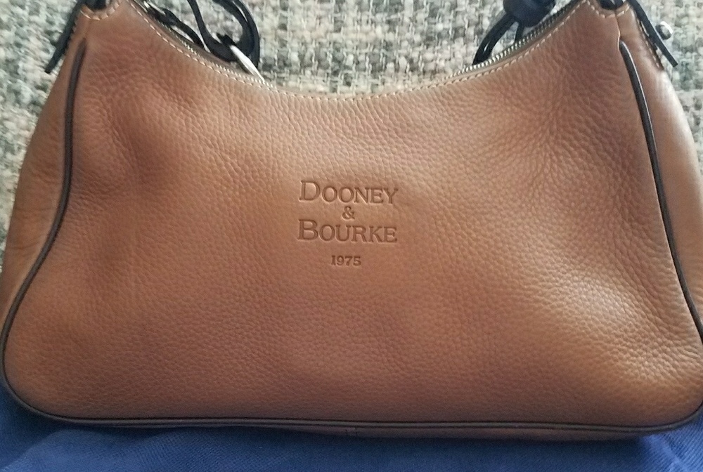 Vintage Dooney and Bourke Brown Leather Handbag