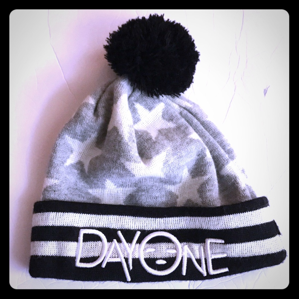 Day one Pom beanie