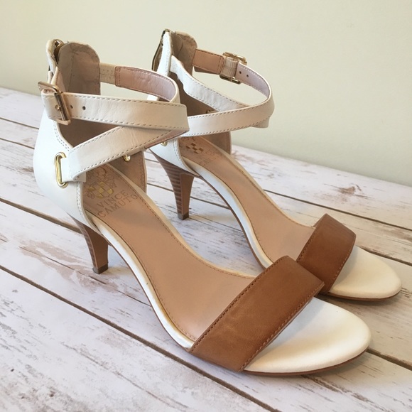 Vince Camuto Shoes - {Vince Camuto} Leather Wrap Heels