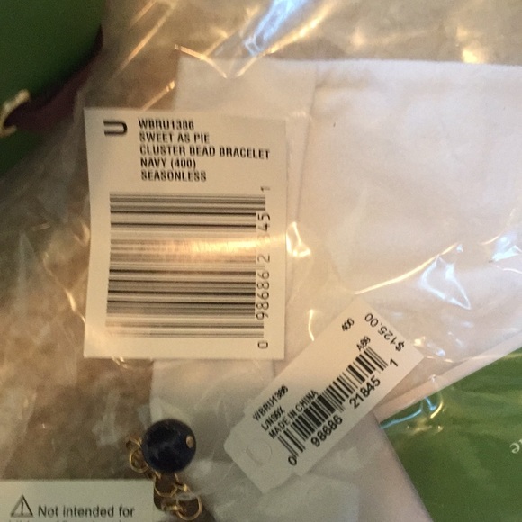 Kate Spade Sweet As Pie Cluster Bracelet navy - Picture 3 of 4