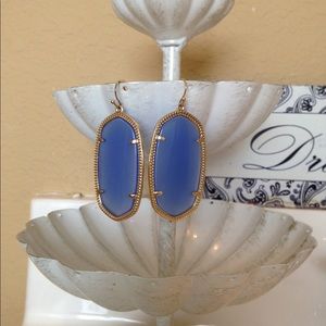 Kendra Scott "Danielle" earrings in Periwinkle