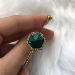 Henri Bendel Luxe Hex Cuff Bracelet