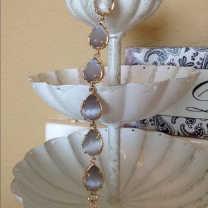 Kendra Scott Byrne bracelet in slate cats eye