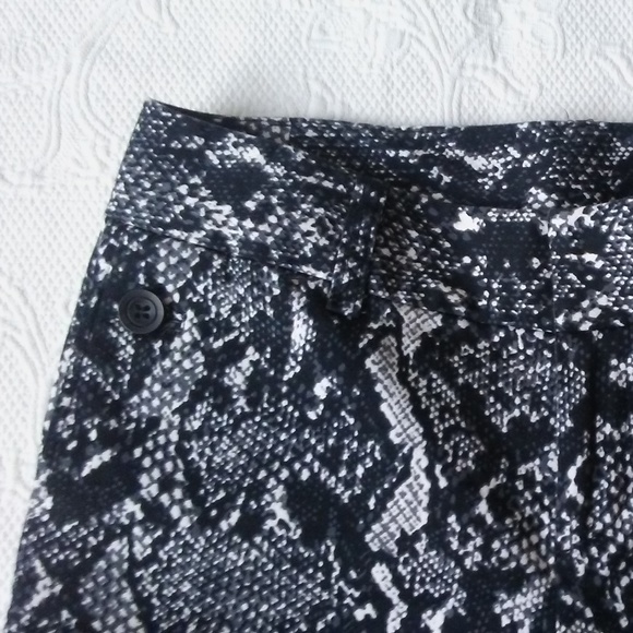 I.N.C. Snakeskin Print Pattern Detail Capri Pants - Picture 3 of 8