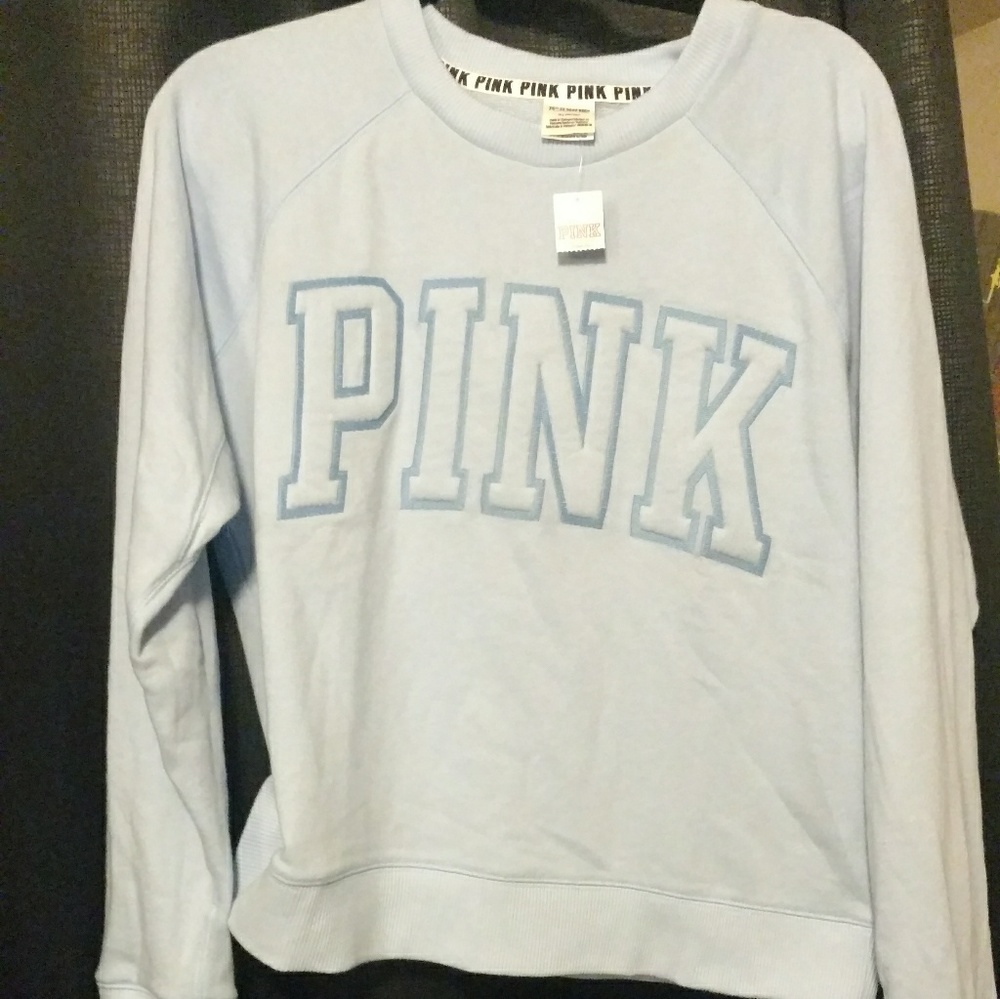 Victoria secret PINK light blue sweater
