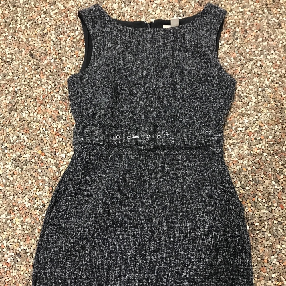 Banana Republic Tweed Belted Dress