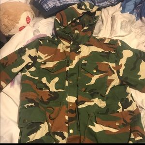 Over size Army fatigue jacket