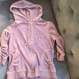VS plush and lush cropped hoodie