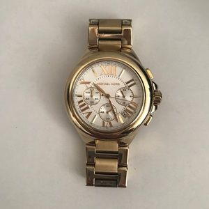 Gold Michael Kors watch