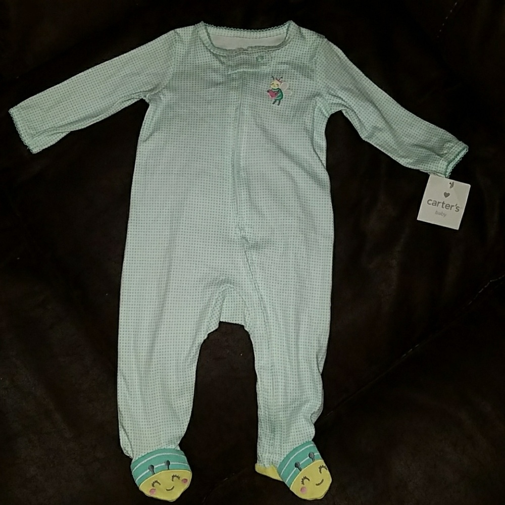 Brand New! Cozy time Polka Dot Sleeper.