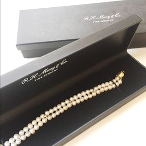 Authentic pearl & Diamond Bracelet