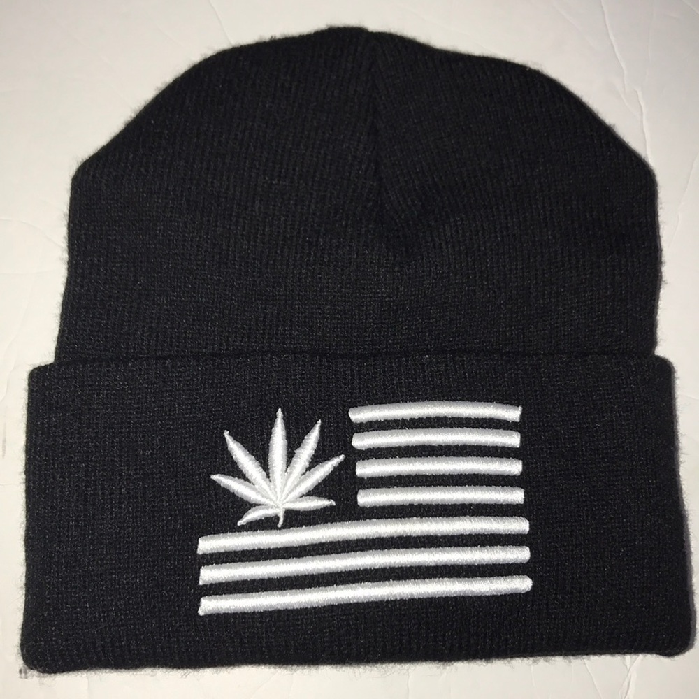 Flag beanie black