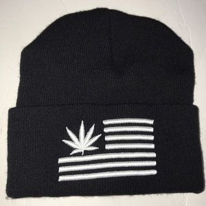 Flag beanie black