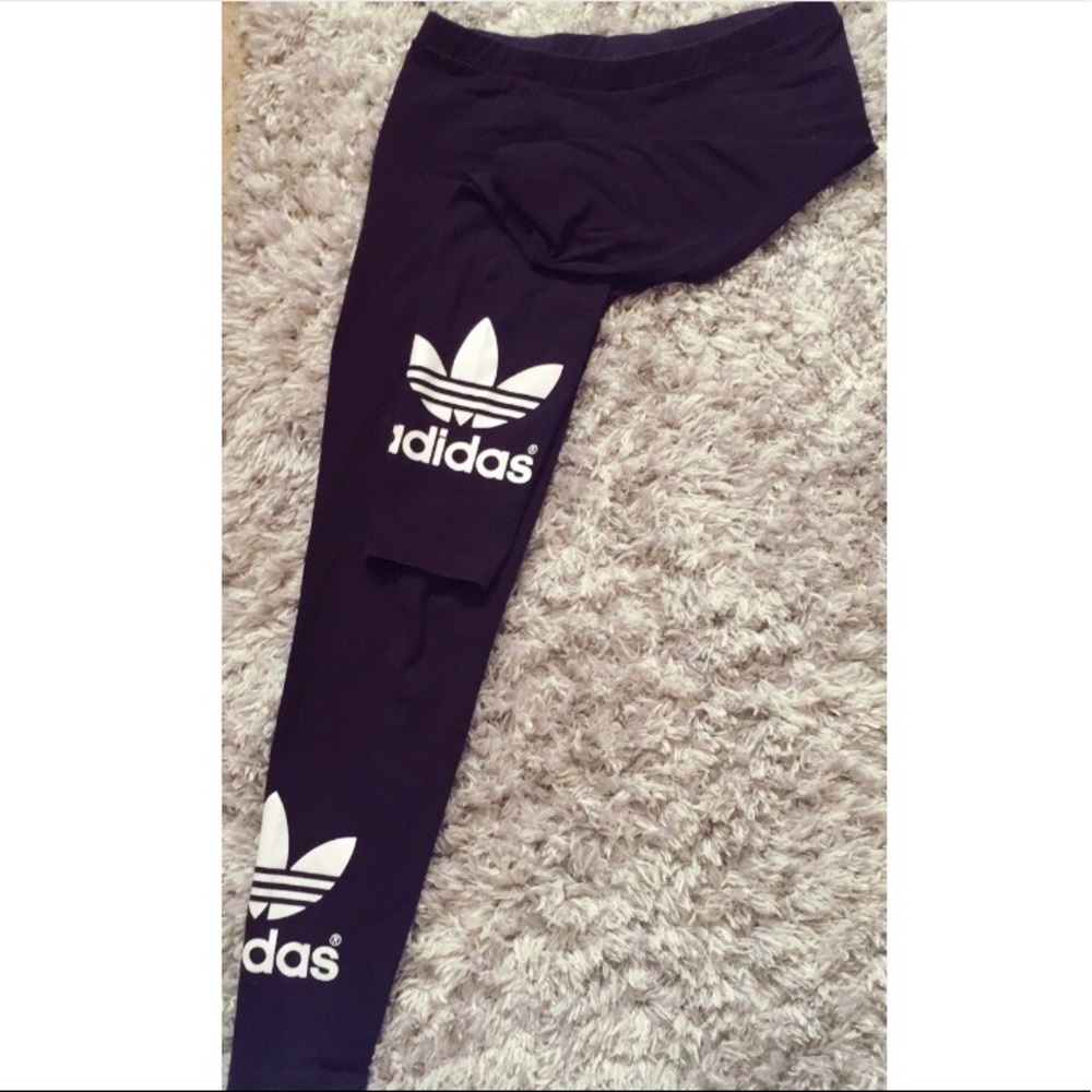 Adidas black medium leggings