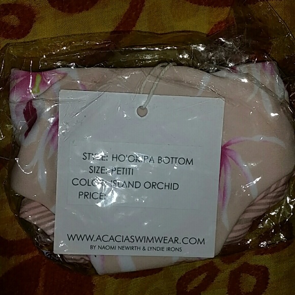 New acacia island orchid ho'okipa bikini bottom P - Picture 4 of 7