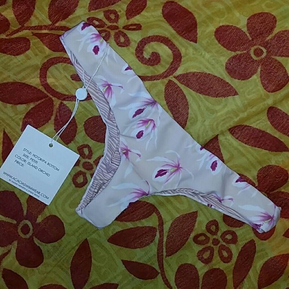 New acacia island orchid ho'okipa bikini bottom P - Picture 7 of 7