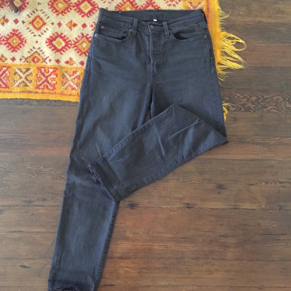 Levis Wedgie Icon Button Fly in Midnight Rain