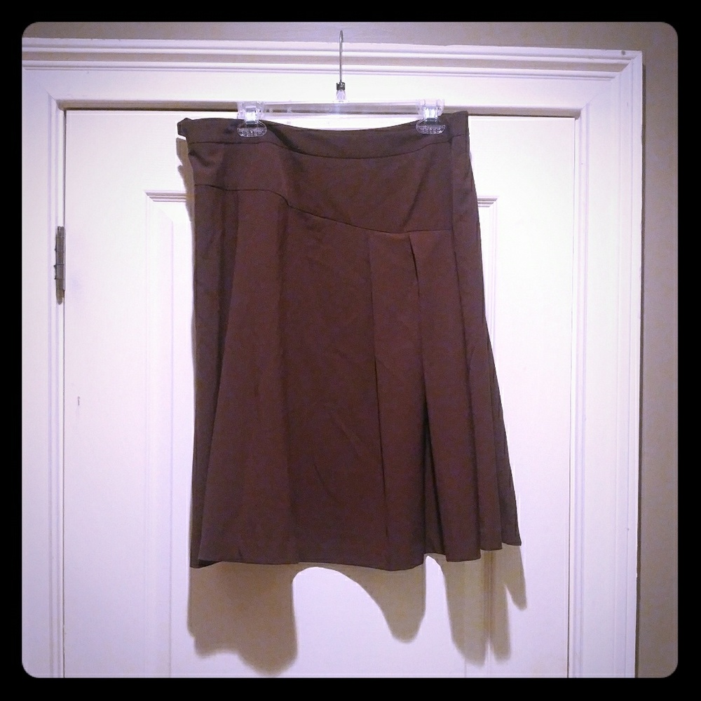 Gorgeous Adrienne Vittadini Brown Suit Skirt! 12